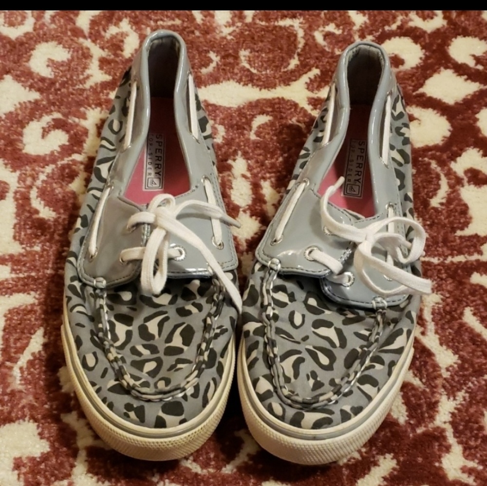 ❄Sperry Top Sider leopard animal ❄ 4/$20
